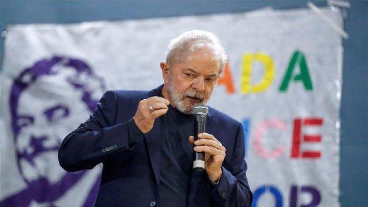Luiz Inácio Lula da Silva en un acto público.-EFE