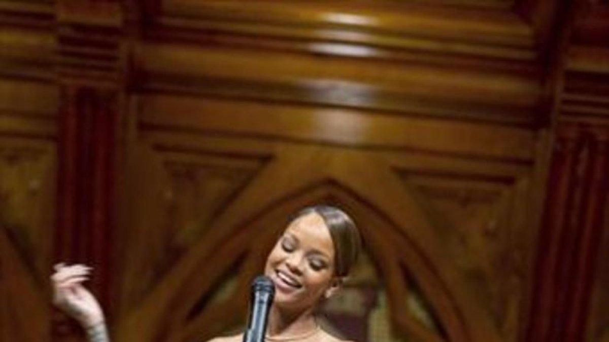 Una foto de archivo de Rihanna.-