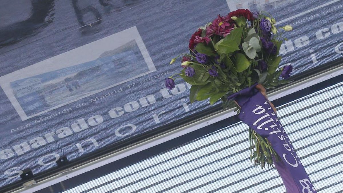 Iván Sosa se enfundó ayer el maillot morado en Picón Blanco.-SANTI OTERO