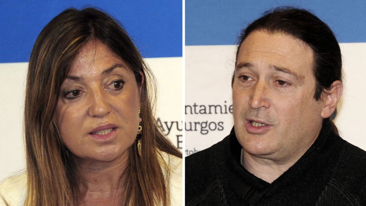 Carolina Blasco (PP) e Israel Hernando (Podemos). ECB