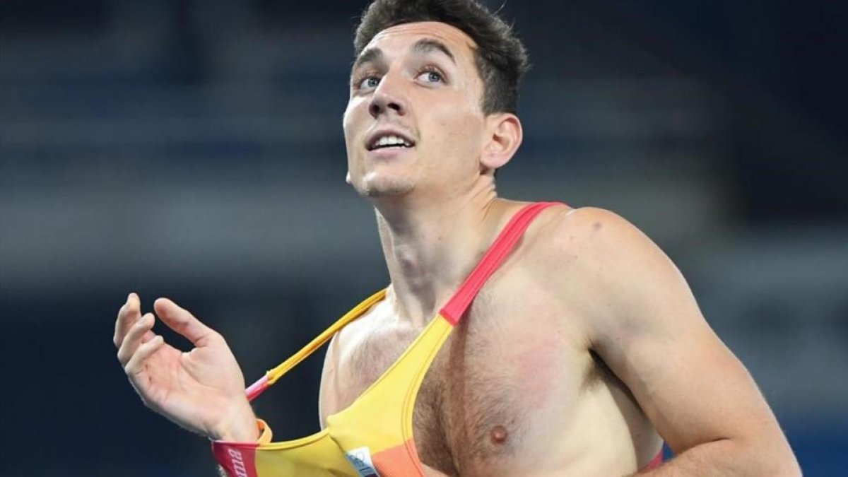 Sergio Fernández, después de su semifinal.-AFP / OLIVIER MJORIN