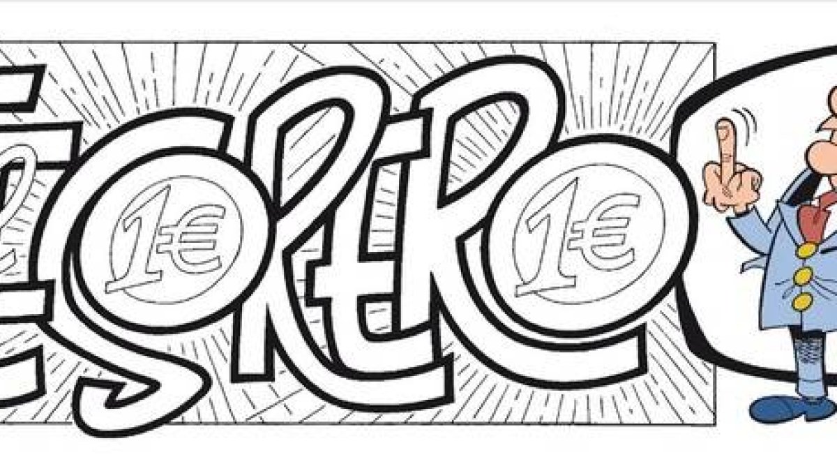 La primera página de 'El tesorero', el álbum número 200 de Mortadelo y Filemón.-Foto: MORTADELO Y FILEMÓN