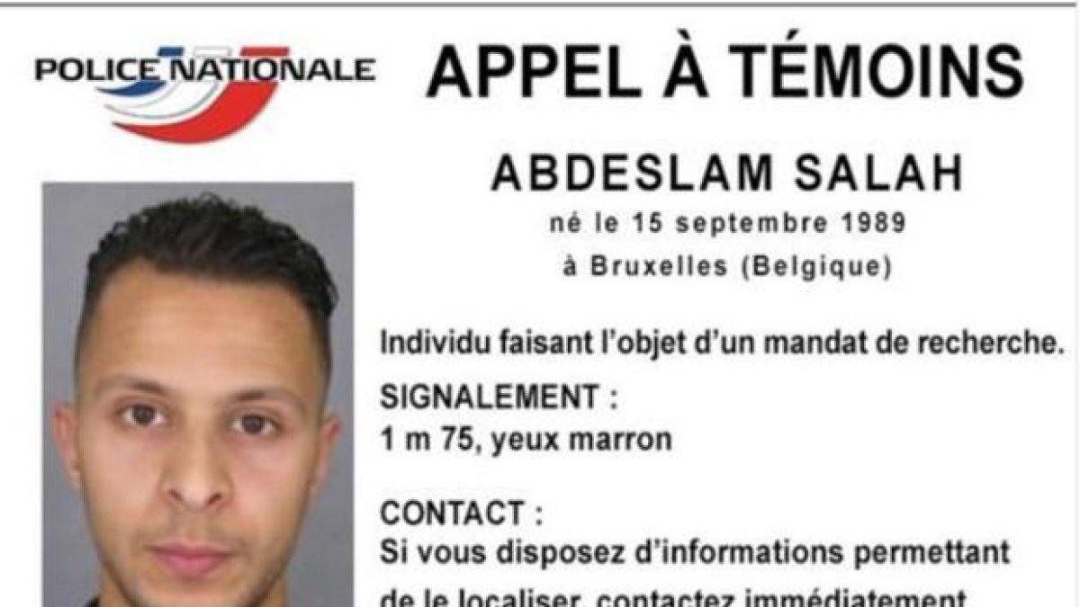 Abdeslam Salam, hermano de uno de los terroristas suicidas y buscado por la policía francesa por cómplice.-