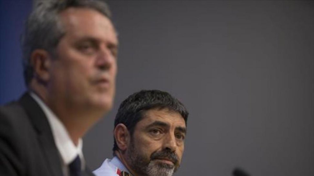Exconseller y exmayor Forn y Trapero, el 31 de agosto.-ALBERT BERTRAN