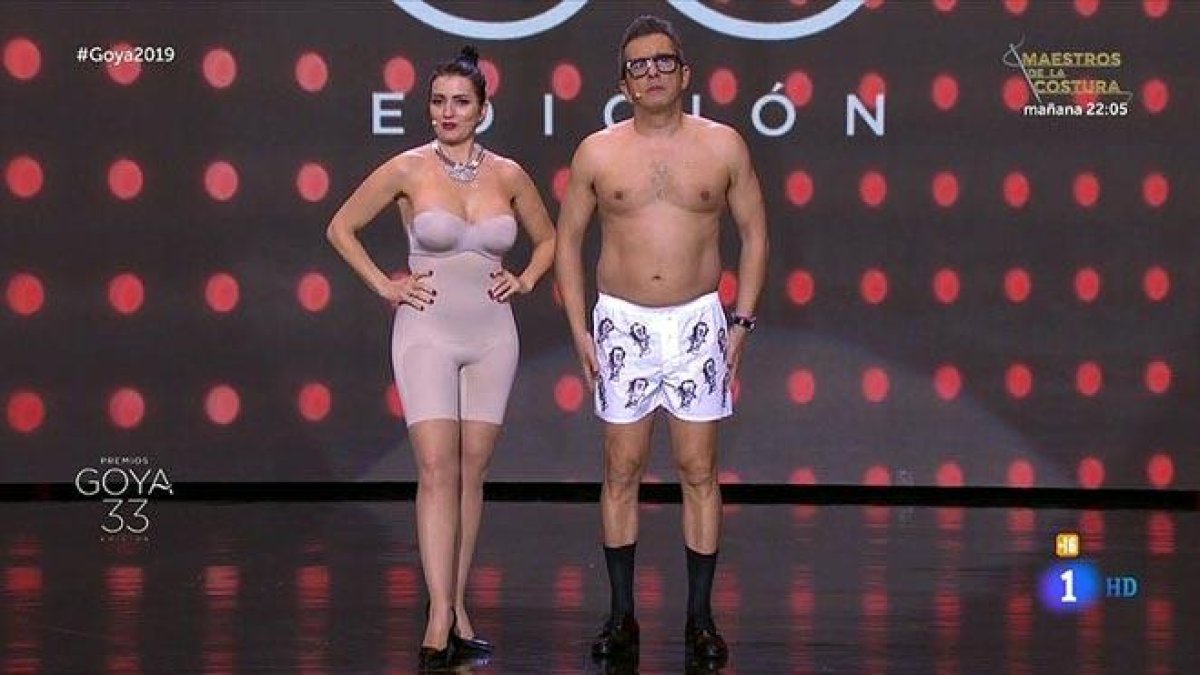 Silvia Abril y Buenafuente (Premios Goya).-TVE-1