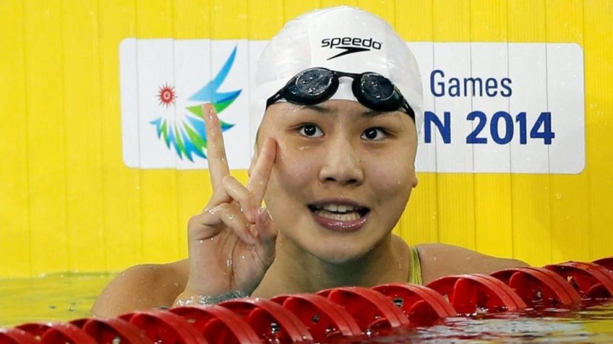 La nadadora china Chen Xinyi, en una imagen de archivo.-REUTERS