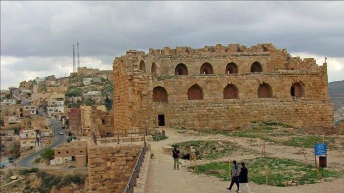 Foto de archivo del castillo medieval de Karak.-DANIEL CASE