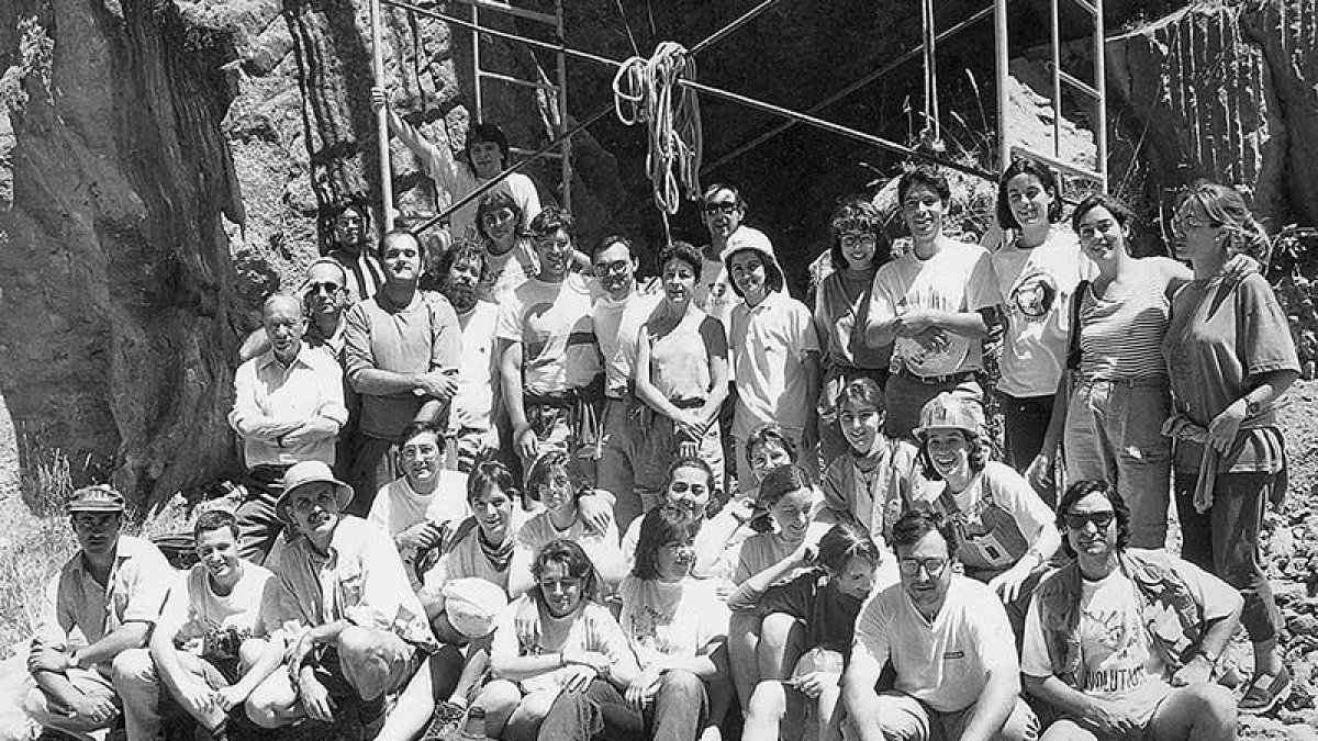 El equipo que participó en la notoria campaña de 1994.-JOSÉ MARÍA BERMÚDEZ DE CASTRO