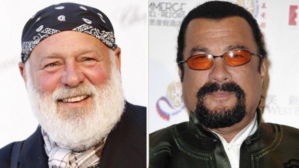 Los depredadores sexuales Bruce Weber y Steven Seagal.-EL PERIÓDICO/ ARCHIVO