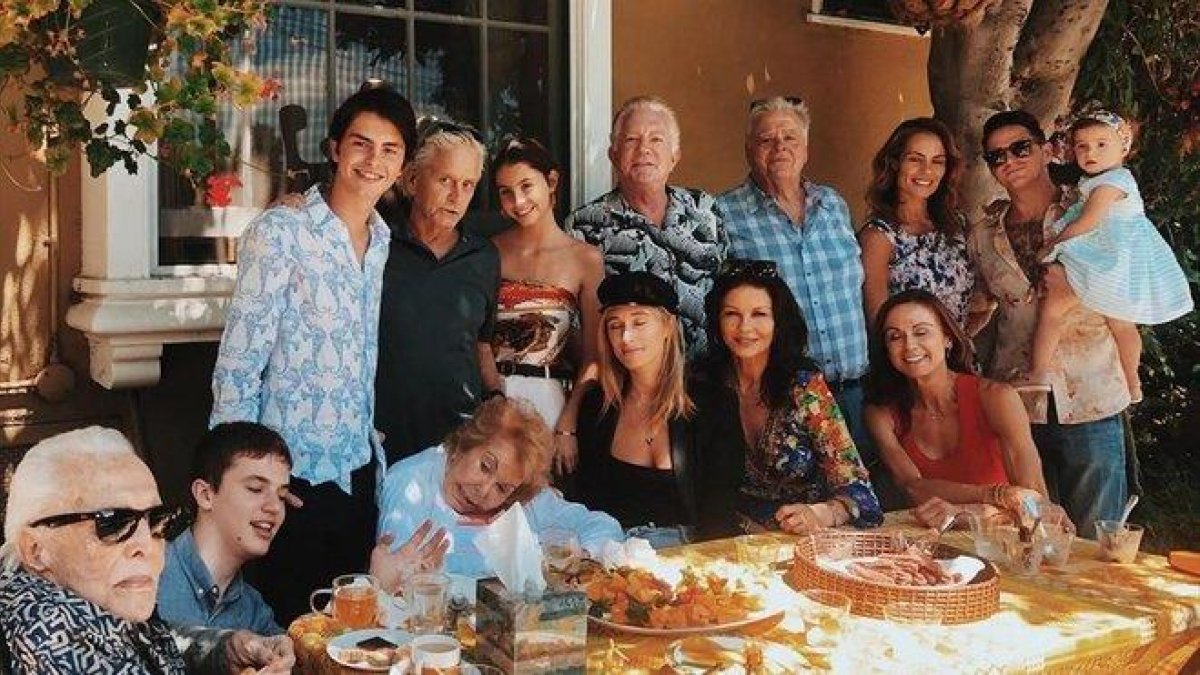 La familia Douglas.-INSTAGRAM