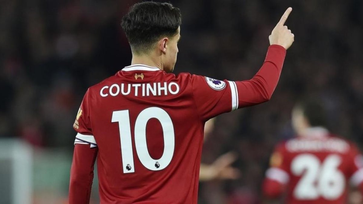 Coutinho, en el último partido con el Liverpool-ANDREW POWELL