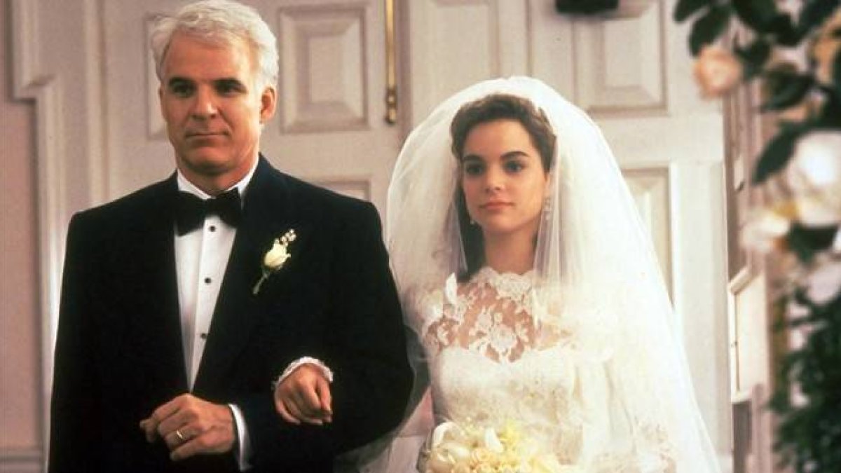 Steve Martin y Kimberly Williams, en una imagen de 'El padre de la novia'.-Foto: ARCHIVO
