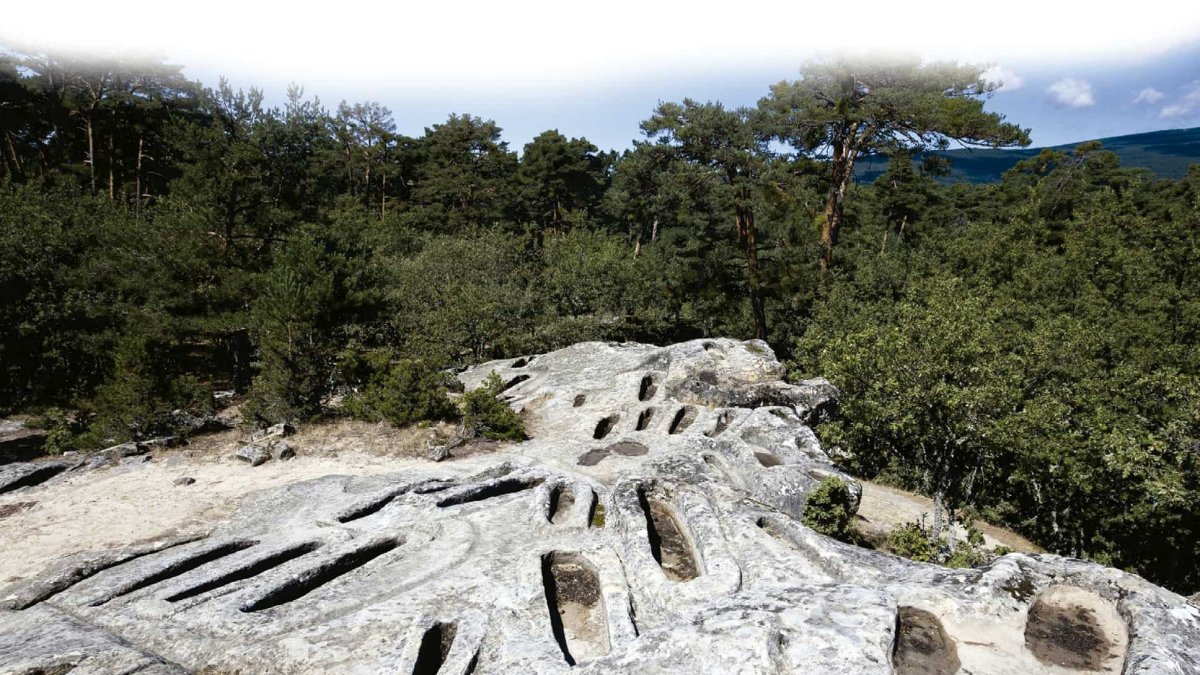 La necrópolis de Cuyacabras, junto a Quintanar de la Sierra y Revenga.