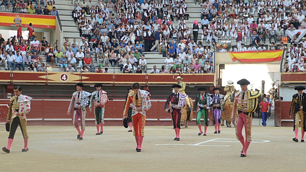 Imagen de archivo de un festejo taurino en Aranda ECB