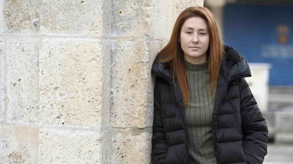 Olena Cherkun, ucraniana en el gabinete de comunicación de la UBU. ICAL