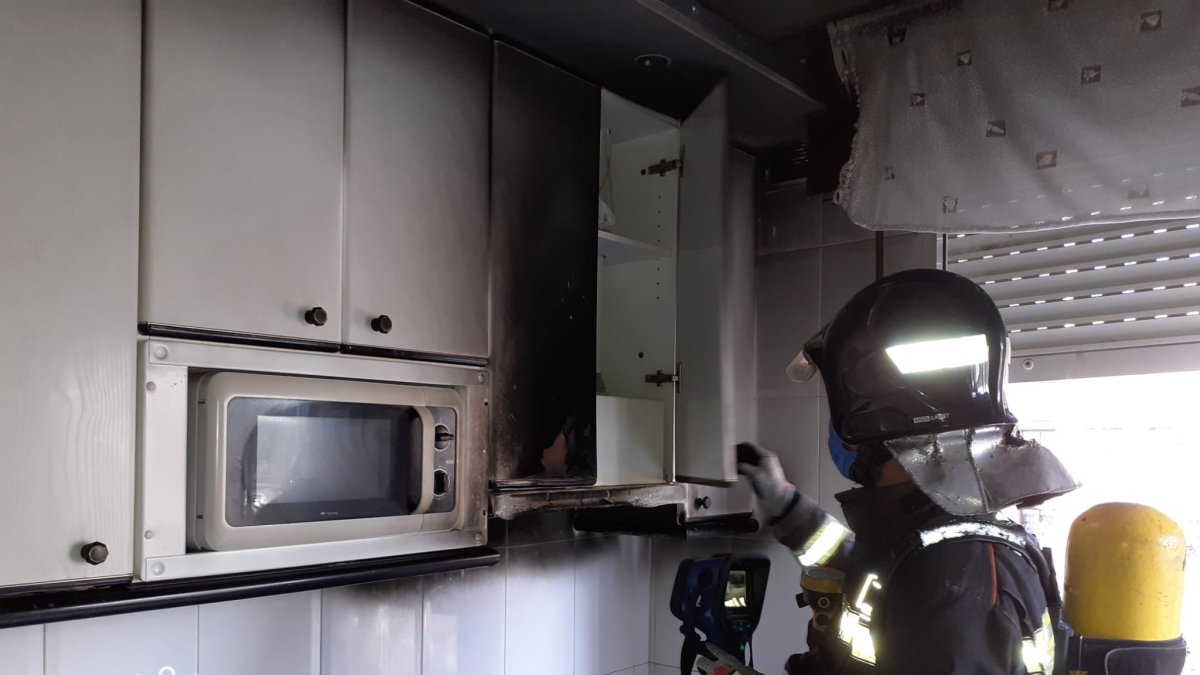 El incendio de una sartén se extendió a la campana. ECB