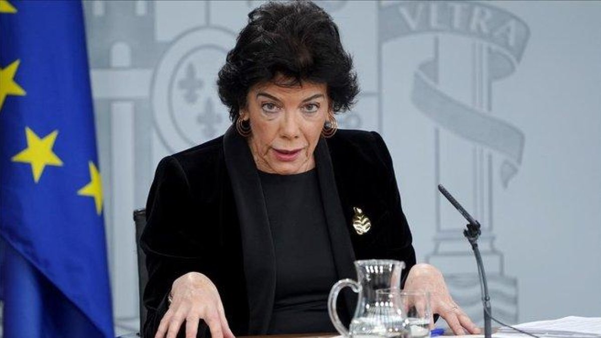 Isabel Celaá, ministra de Educación. ECB