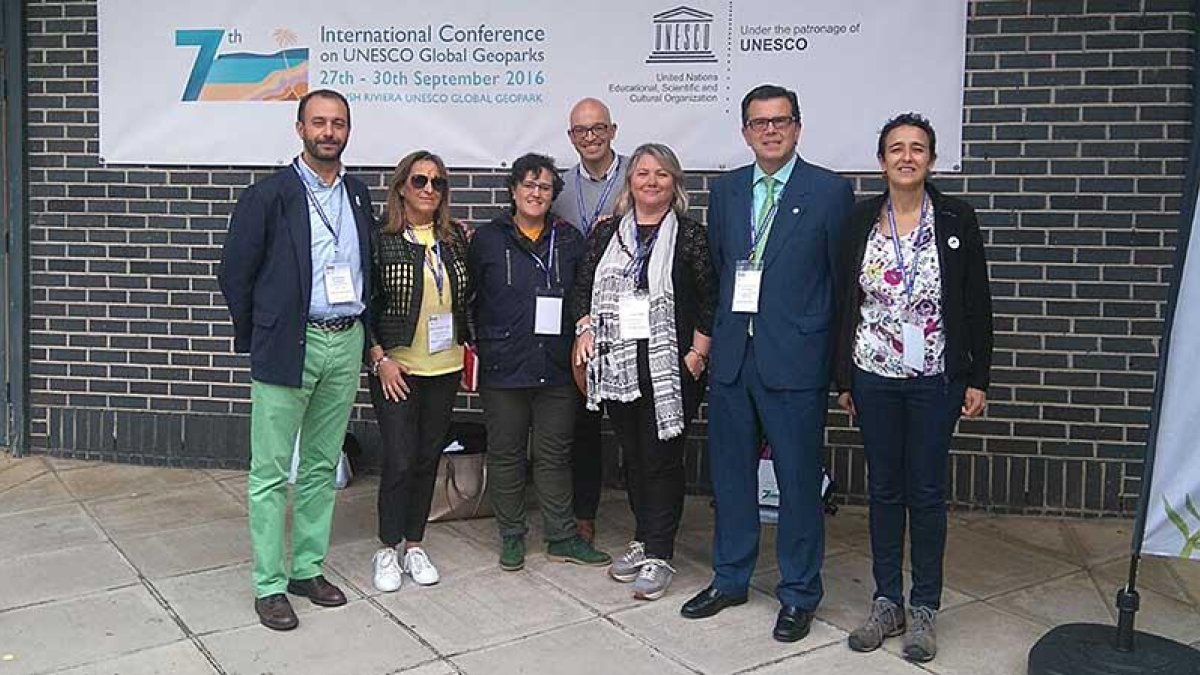La delegación burgalesa-palentina durante su estancia del 25 al 30 de septiembre en Torquay..-ECB