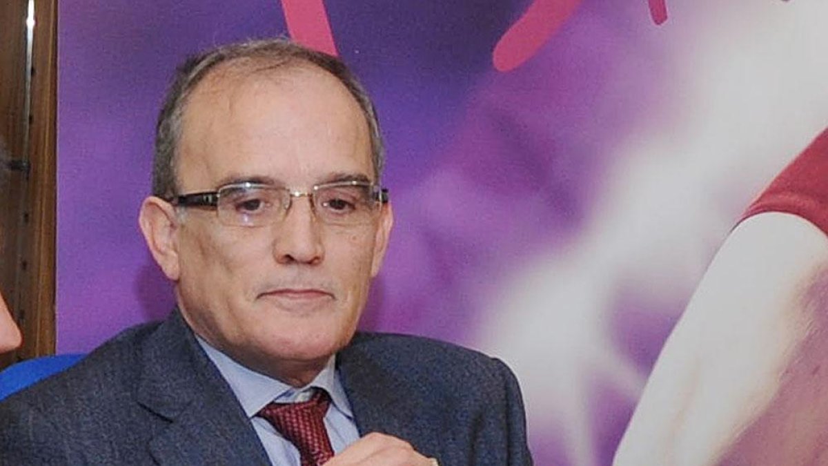 Marcelino Maté, presidente de la federación de Castilla y León de Fútbol.-ISRAEL L. MURILLO