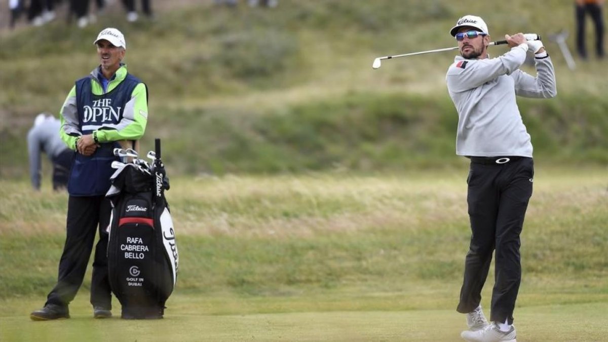 Rafa Cabrera, en el Royal Birkdale-EFE / ANDY RAIN
