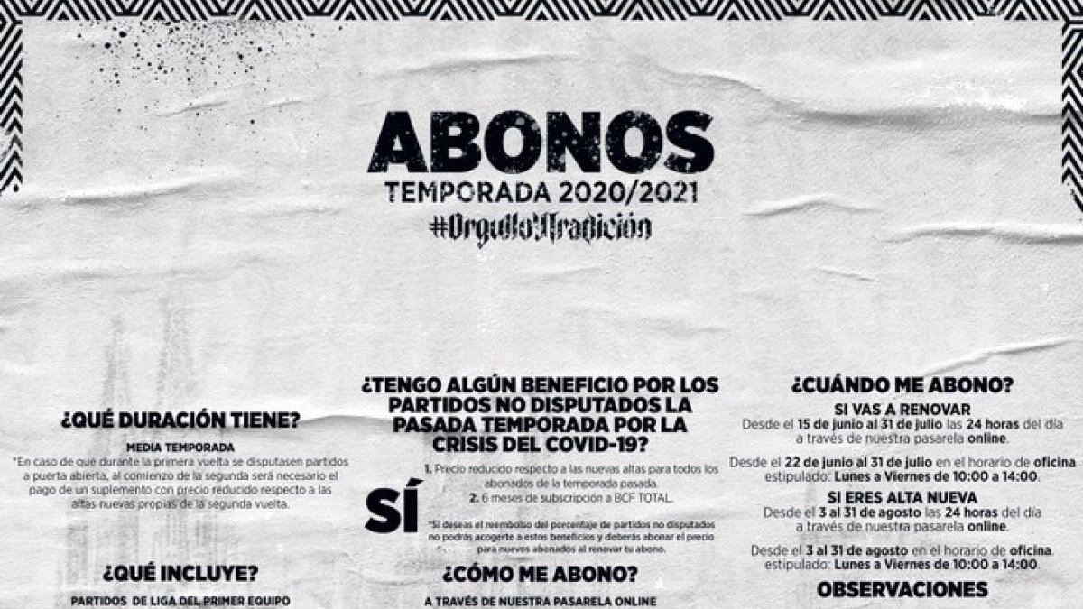 Infografía de la campaña de abonados del Burgos. BURGOS CF