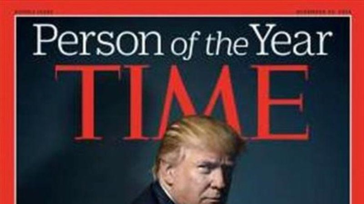 Trump. persona del año para 'Time'.-TIME
