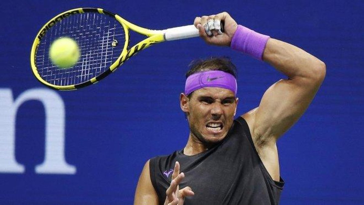 Nadal, en Nueva York.-AP / PHOTO JASON DECROW