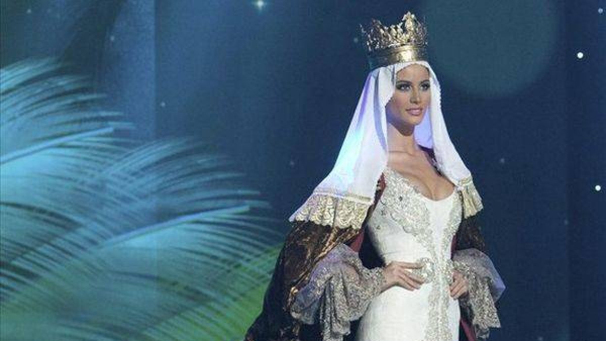 Desiré Cordero, miss España.-Foto: AP