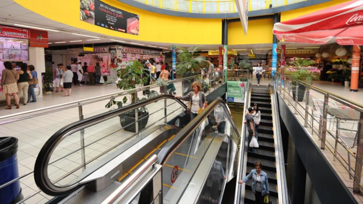 Imagen del interior del Mercado Norte, ubicado en la Plaza España.-RAÚL G. OCHOA