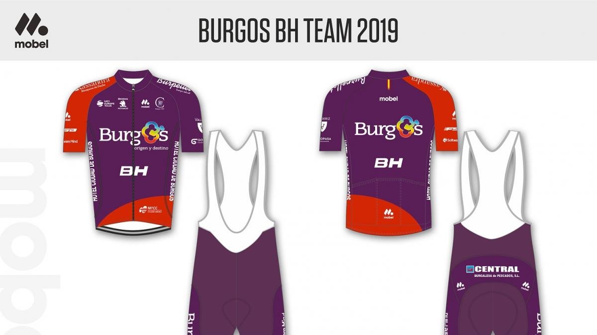 Diseño de la equipación del Burgos BH para la temporada 2019.-BURGOS BH