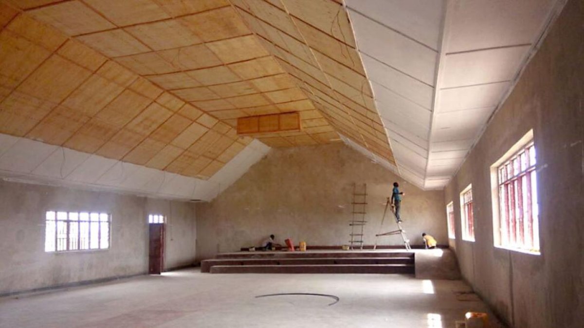 El proyecto desarrolla acciones de diversa naturaleza en la aldea ubicada en la República Democrática del Congo.-ECB