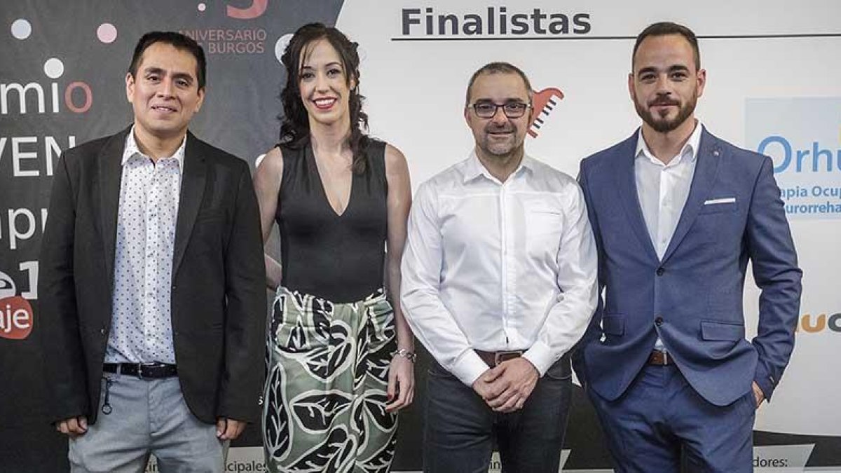 (De izq.a dch), Juan Hilario Ortiz, Rocío Madueño, Alfredo Ojeda y David Rioja.-S. O.