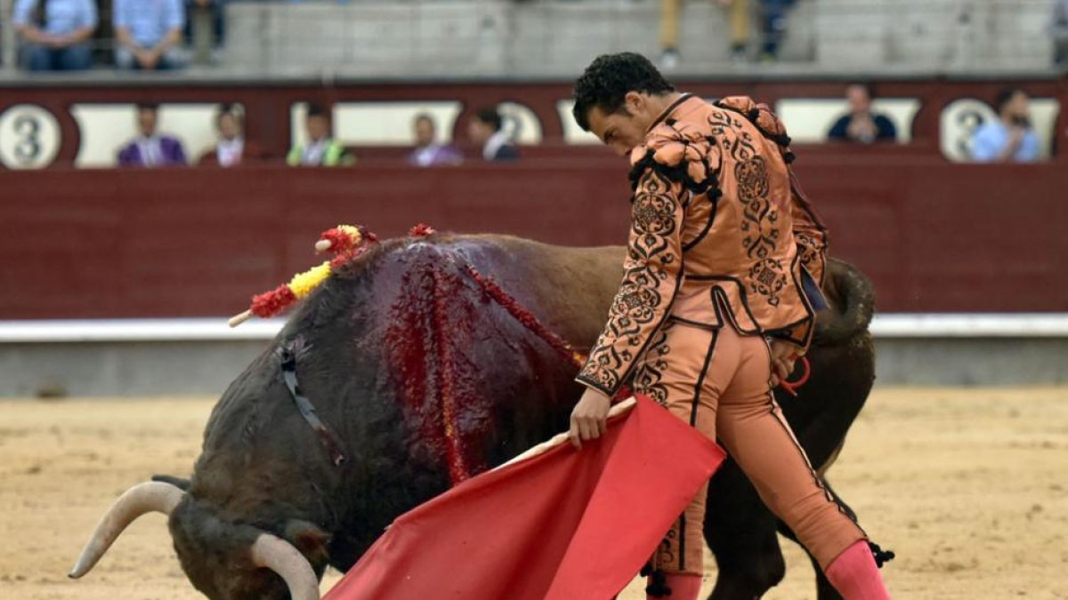 Morenito durante una de sus actuaciones.-ECB