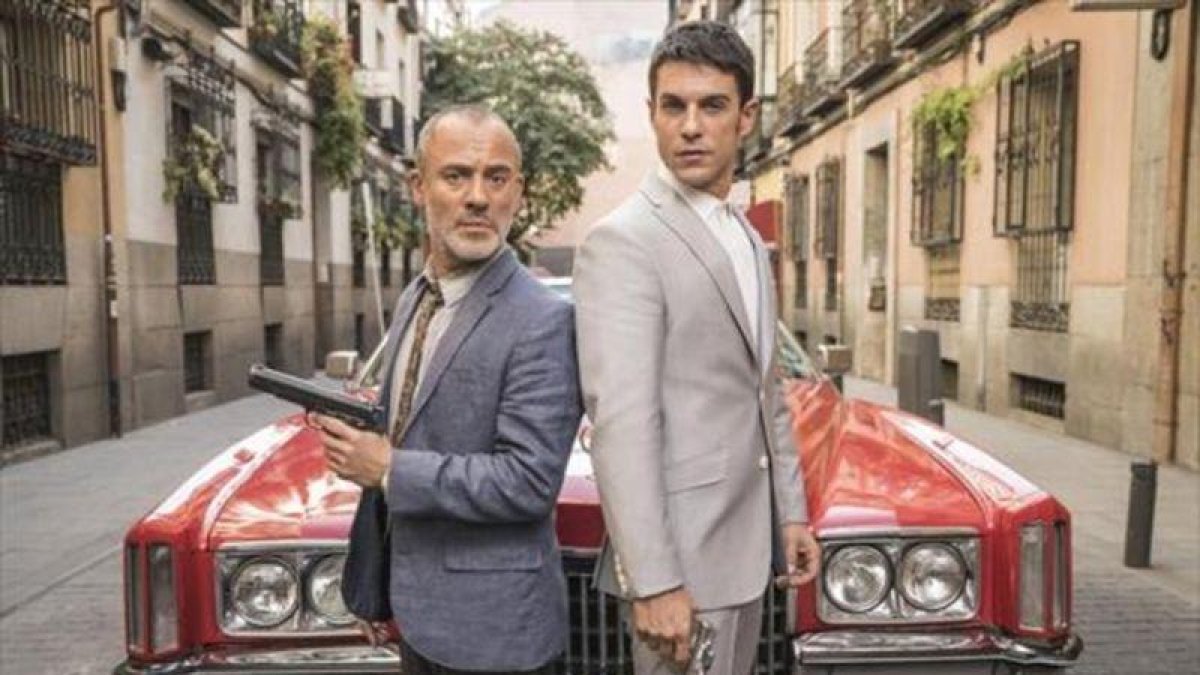 Javier Gutiérrez y Alejo Sauras, en Estoy vivo.-EL PERIÓDICO