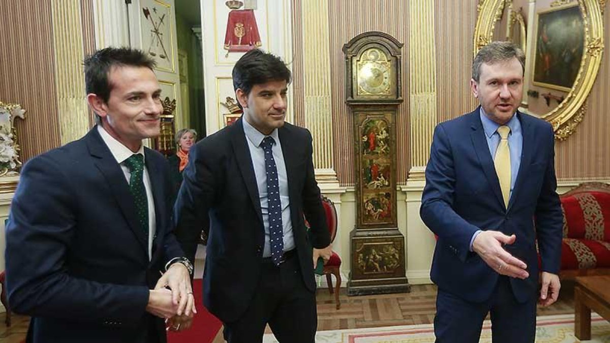 Joaquín García, Miguel Rubio y Javier Lacalle-RAÚL G. OCHOA