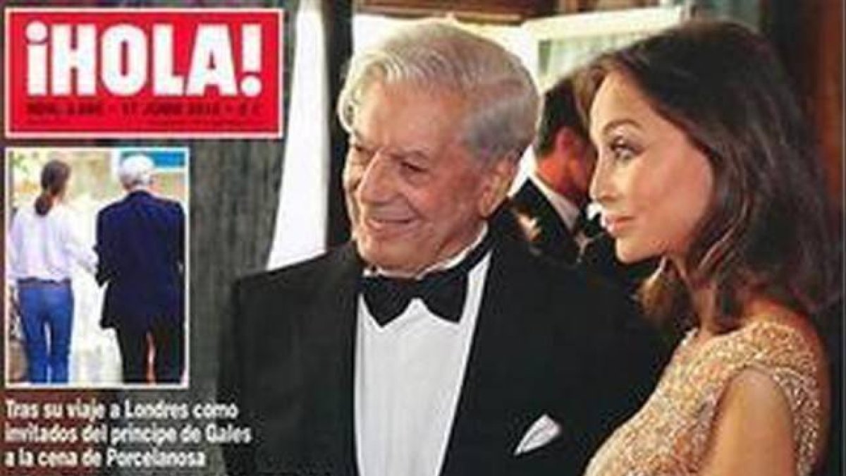 La revista '¡Hola! ha publicado la exclusiva sobre la nueva relación entre Vargas Llosa e Isabel Preysler.-