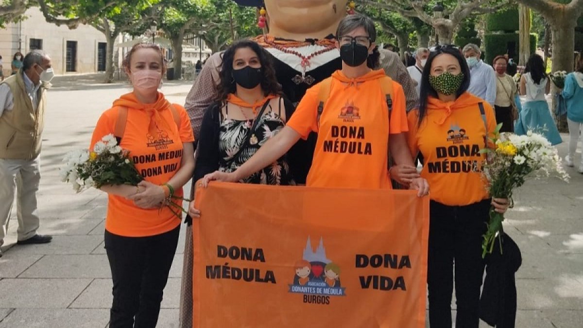 La Asociación de Donantes de Médula de Burgos (Admobu), siempre a pie de calle. ECB