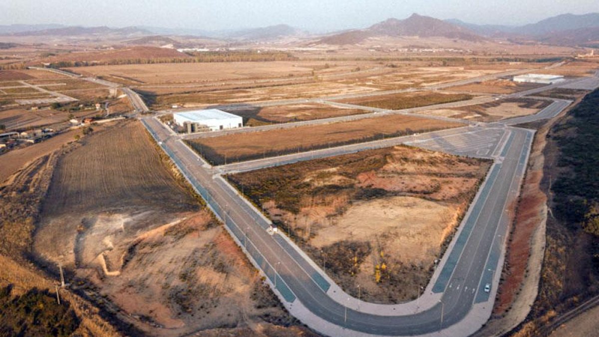 Imagen aérea de la parcela 10.03 adquirida por la empresa india para su planta.-MIRANDA EMPRESAS