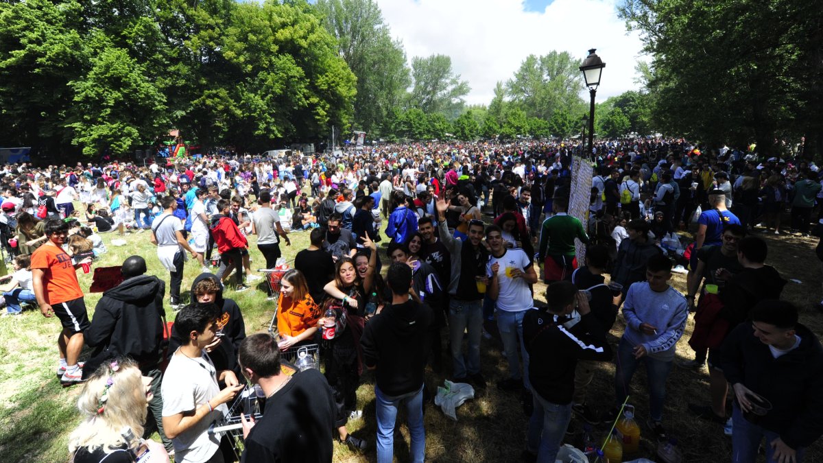 Celebración de la fiesta de El Parral en el Curpillos de 2019. ISRAEL L. MURILLO