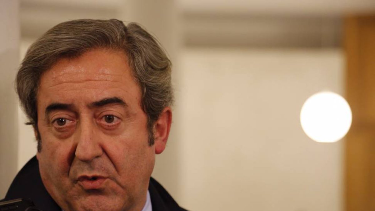 El fiscal jefe de la audiencia nacional Javier Zaragoza imparte la conferencia titulada: 'El terrorismo internacional : estado actual y respuesta legal' en la Usal-Ical