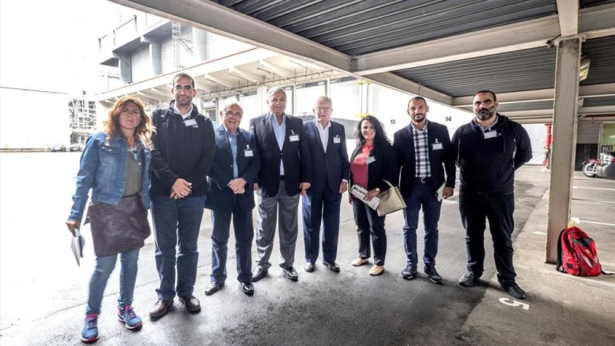 Los alcaldes libaneses visitan la incineradora de Sant Adriá del Besós, el 15 de septiembre-RICARD FADRIQUE
