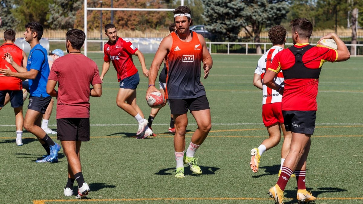 Wagenaar, en el entrenamiento de ayer en San Amaro. SANTI OTERO
