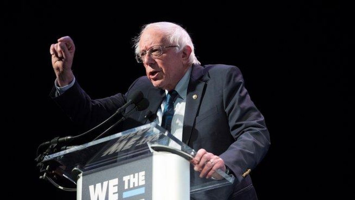 Bernie Sanders senador independiente y aspirante a la candidatura presidencial democrata de los EEUU.-EFE / EPA