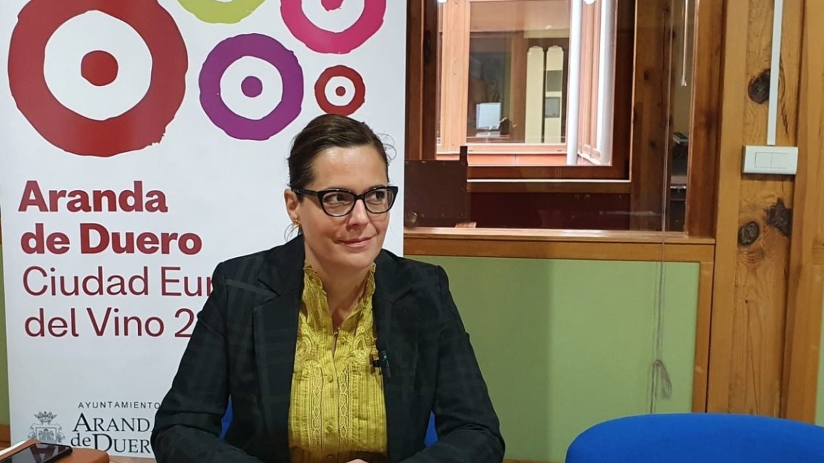 Imagen de la concejala de Turismo, Olga Maderuelo