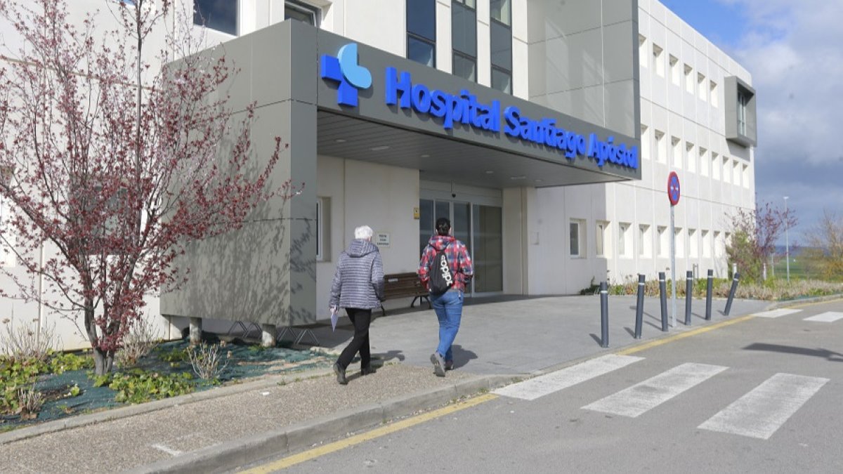 El hospital Santiago Apóstol de Miranda de Ebro ha certificado un nuevo fallecimiento. RAÚL G. OCHOA