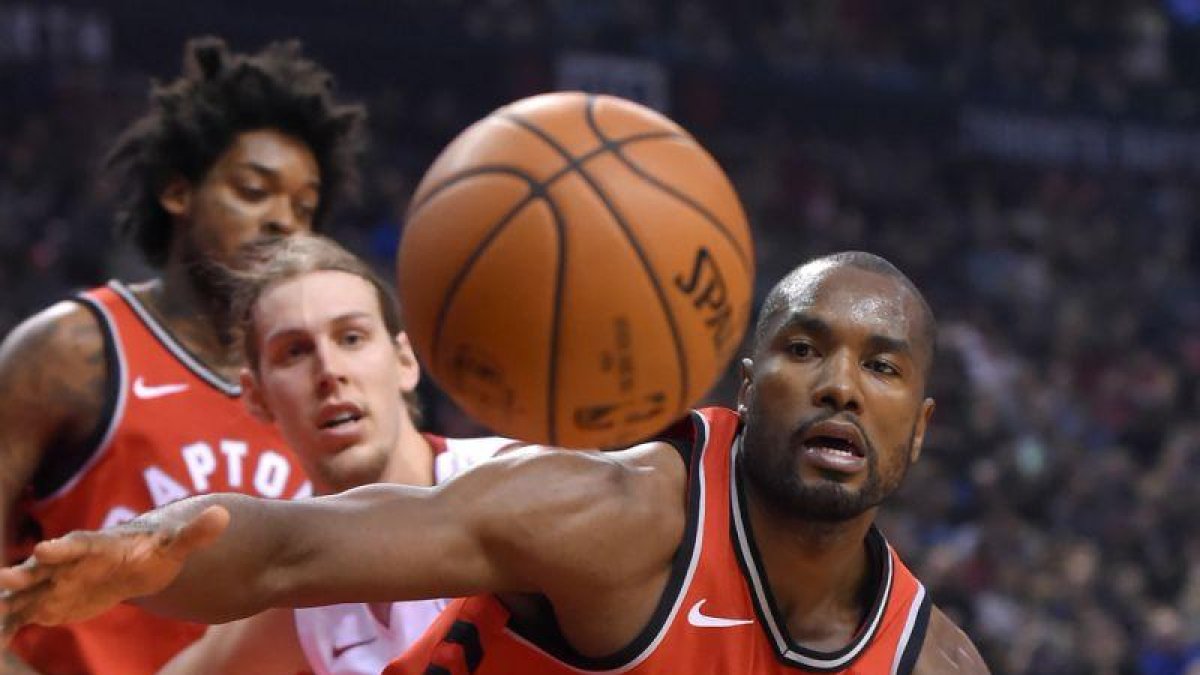Serge Ibaka, antes de ser expulsado.-USA TODAY / DAN HAMILON (USA TODAY SPORTS)