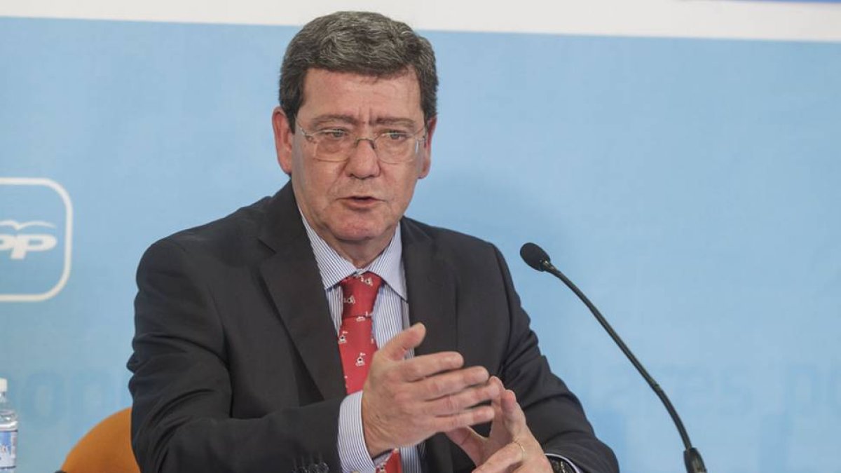 César Rico, durante su comparecencia-SANTI OTERO