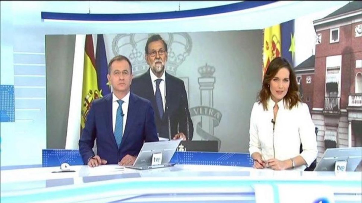 Imagen de uno de los informativos de TVE.-/ TVE