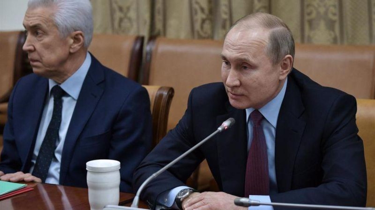 El presidente ruso, Vladimir Putin.-EFE / ALEXEI NIKOLSKY