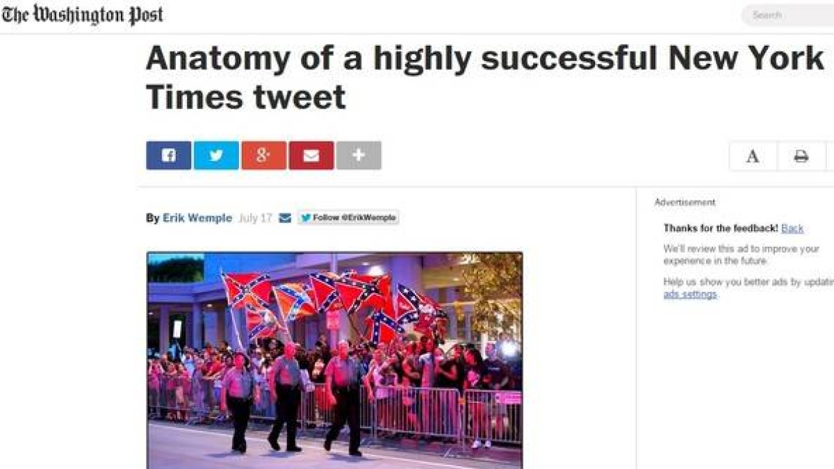 Imagen de la noticia publicada en el diario de la capital estadounidense.-Foto: THE WASHINGTON POST